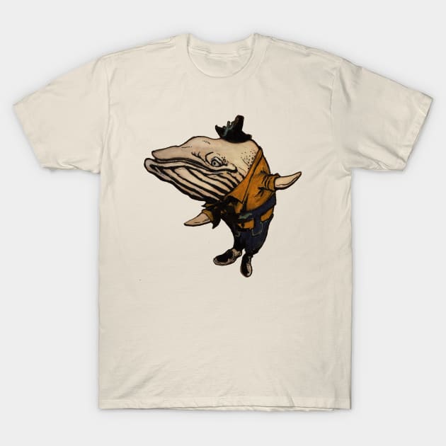 Lederhosen Whale T-Shirt by CoolCharacters